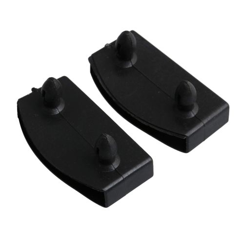 RDEXP 50Pcs Plastic Bed Slat Caps Holders Replacement for Holding and Securing Wooden Slats Bed Base Black