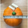 3 Fall Harvest Fall Decor Foam  Orange Pumpkins Green Stem  Carvable For Crafts