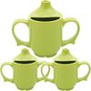 Wade Dignity Two Handled Feeding Mug - Green - Triple Pack