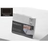 Belledorm 100% Combed Cotton Jersey Memory Foam Fitted Sheet Single in White 15-25cm