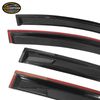 Fits 08-11 Ford Focus Sedan Window Visors Rain Sun Guard Vent 4Pc Set