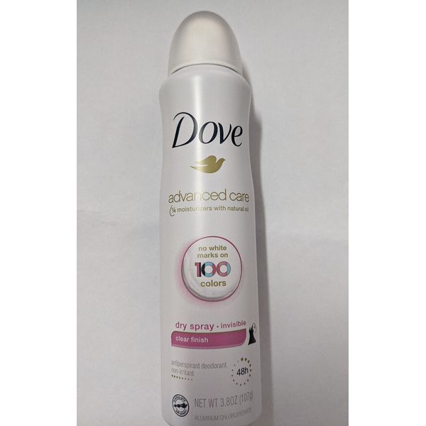 Dove Women Deodorant 48 HR Invisible Dry Spray - Clear Finish 3.8 oz