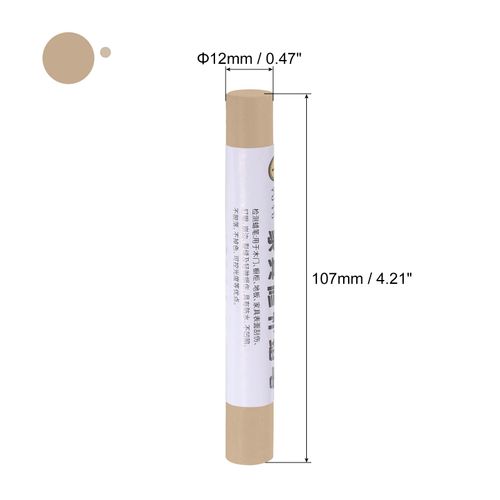 uxcell Furniture Repair Crayons, 3Pcs - Wood Wax Filler Stick, Furniture Markers Touch Up - for Scratches Holes Tables Desks Wooden Floors Cover Ups, Earthy Gold