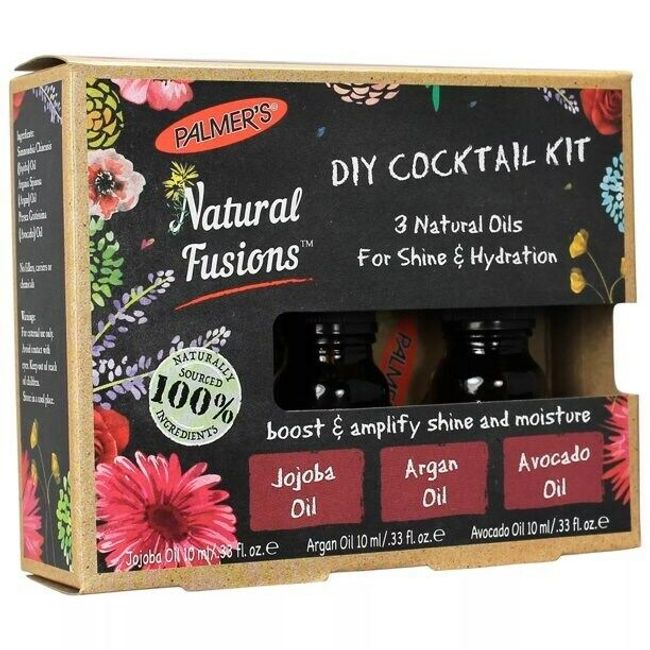 Palmer's DIY Cocktail Kit for Shine & Hydration 3 oils  O.33 oz each