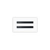 8x4 Modern AC Vent Cover - Decorative White Air Vent - Standard Linear Slot Diff