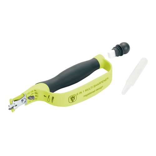 Spear & Jackson Kew Gardens Razorsharp 4056KEW 6-in-1 Blade Sharpener, Light Green