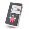 TROIKA Uni Modern Travel Accessory Luggage Tag (Pack of 1), red, Unit size, Retro