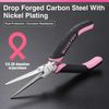WORKPRO 6Piece Mini Plier Set Needle Nose Long Nose Bent Nose Diagonal Plier Set