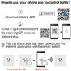 2.4 GHz Wireless Light Switch and Receiver Kit, 16A Mini Controller Relay Module with Wall Switch, Supports Ewelink app Bluetooth Control, 100 Feet RF Range