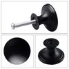 DULKET 10 Pcs Door Knobs Black Door Knobs Wardrobe Door Knobs Cabinet Door Knobs for Drawer Doors Wardrobe Door Black Door Knobs