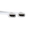 Techly ICA-LCD 3m HDMI A HDMI Weiß HDMI-Kabel
