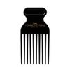 Vess VESS Mesh Comb, Men's, Coarse, Pomade, Barber Style, Made in Japan, Black Afro