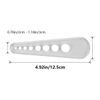Laroal Herb Stripper 8 Holes Kitchen Vanilla Multi-Functional Leaf Remover Leaf Stripping Tool for Kale Greens Thyme Basil