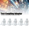 MUNEFE Hydraulic Test Adapter, Hydraulic Pressure Test Coupling Kit, Testing Coupling Adapter for Pressure Measuring (NPT1/4)