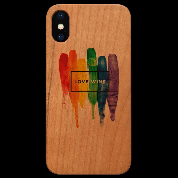 Pride Love Wins 1 - UV Color Printed - iPhone 5/5S/SE Universal / Cherry