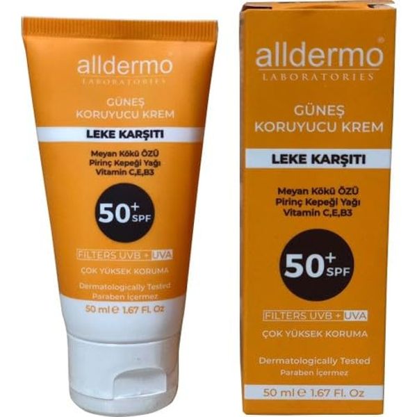 Alldermo Leke Karşıtı Güneş Koruyucu Krem SPF50 50 ml