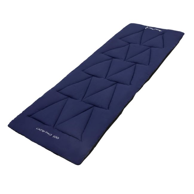 KingCamp Cot Mat, Foldable, Ultra Lightweight, Anti-Slip, Fixable, Cotton Filled Nap Mat, Camping Mat, Compact, 74.8 x 25.2 inches (190 x 64 cm), For Sleeping in Cars, Tent Nights, Disaster Prevention