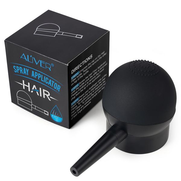 Aliver Hair Fiber Applicator Pump Spray Nozzle, Optimizer Hair Building Fibers For Thinning Hair, Precision Application, Even Distribution,Less Mess, Enhanced Control, Convenience