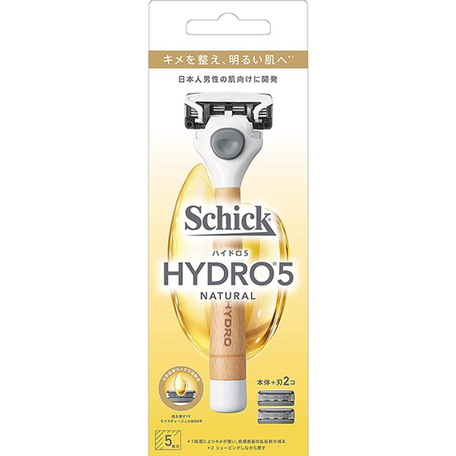 Chic Japan Co., Ltd.<br> Schick Hydro 5 Natural Holder (Main body + 2 blades included) 1 set &lt;Razor/Razor&gt; [Drug Pure Rakuten Market Store] [RCP]