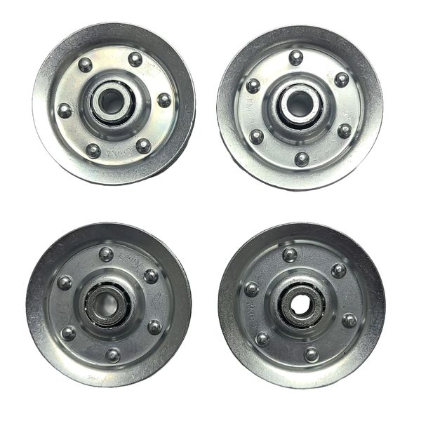 Garage Door 3" Sheave Pulleys (4 pack) - Extension Spring Pulley Wheel