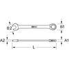 KS Tools 503.4207 GEARplus Combination ratchet spanner, 7mm