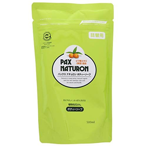 Pax Naturon Body Soap Refill, 16.9 fl oz (500 ml)