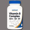Vitamin B Complex 460mg, 120 Capsules With Vitamin C - High Potency