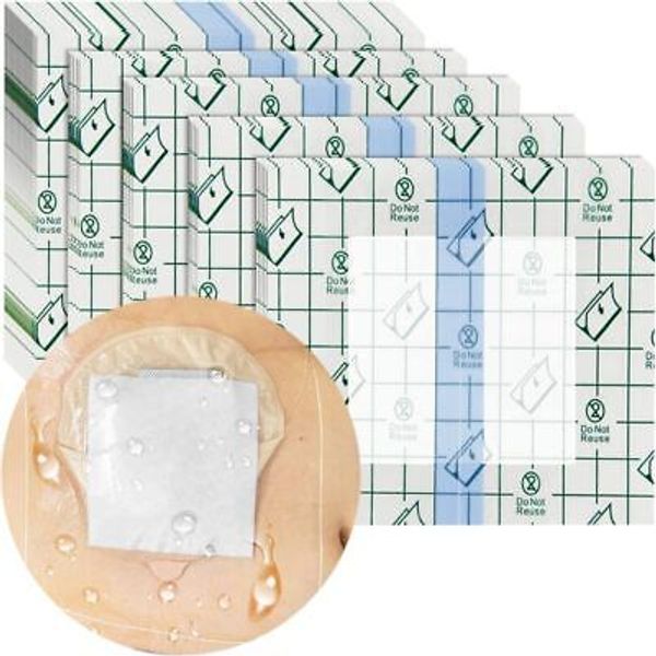 25 Pcs Waterproof Stoma Shower Cover 9"x9", Ostomy Bag 9x9 Inch (Pack of 25)