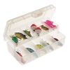 Plano Compact 1 Tray Tackle Box, Premium Tackle Storage, Clear (3510-01), 8 1/4" l x 4 1/4" w x 2 1/2" h