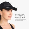 2XU UK Unisex Run Cap, Black, OSFA
