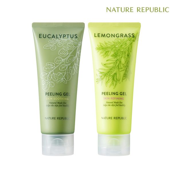 Nature Republic Natural Made Peeling Gel, Choose 1 of 2, Eucalyptus Mild Peeling Gel NF0258