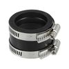 X AUTOHAUX 40mm ID Black Carburetor Adapter Intake Pipe Boot Interface - 1Pcs