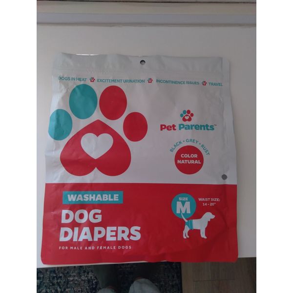 Washable dog diapers /size M