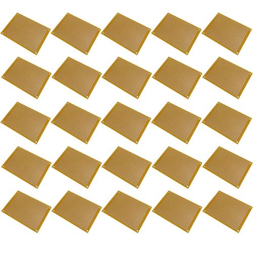 KKHMF 25pcs PCB 2.0 x 2.8 inches (5 x 7 cm) Universal PCB DIY Experiment Plate Matrix Circuit Board Compatible with Arduino [Domestic Delivery]