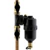 SPARES2GO Magnetic Boiler Filter Inline with 22mm Brass Threaded Connections