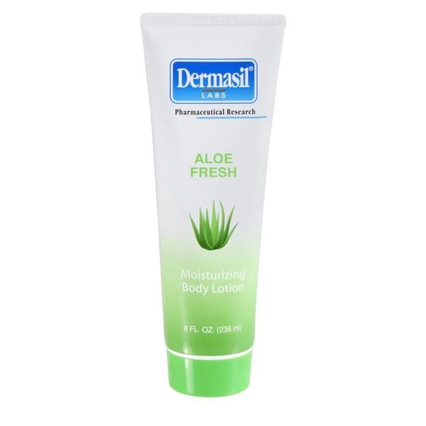 Dermasil Aloe Fresh Moisturizing Body Lotion Fast Absorbing Formula 8oz 1 Pack