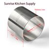 Sunrise Kitchen Supply Plating Forms Stainless Steel Ring Mold Sets 3" X 2.75" (2)