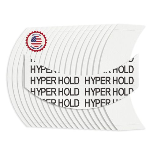 Sunshine Tape Hyper Hold Hairpiece Wig Tape (36 Pieces) | CC Curve | Made in USA | Double Sided Adhesive Tape for Toupee Lace Front Wig | Ultra Hold Waterproof Strips
