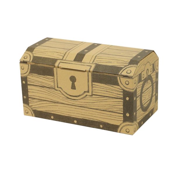 Earth Cardboard ID0367 60 Size Treasure Chests, Gift Boxes, 10 Cardboard Boxes, Small Packaging