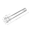BMTick Down Stem Chemical Diffuser Adapter, 18mm, 12CM Total Length Including Connector, Pack of 3 Downstems