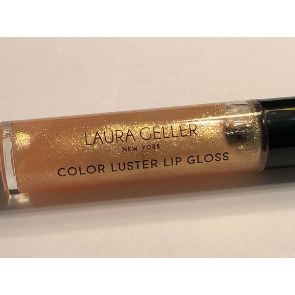 NEW LAURA GELLER COLOR LUSTER LIP GLOSS IN GILDED HONEY 0.21OZ/6.5ML