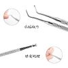 Cuticle Nipper, Cuticle Pusher, Nail Nipper, Cuticle Cutter, Cuticle Care, Nail Debris Removal, Cuticle Treatment, Nail Care, Cuticle Nipper, Beauty Tool, Set of 3
