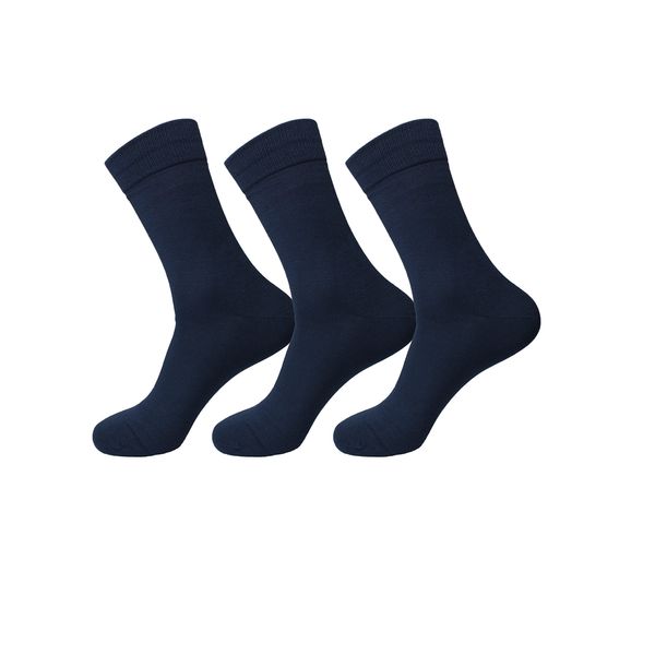 JASMINE SILK Damen Socken 3 Paar,36-40,Navy