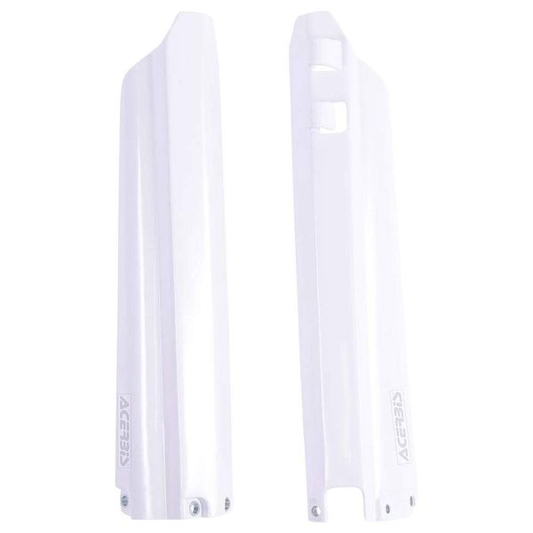 Acerbis Lower Fork Cover Set White for Yamaha YZ250 1996-2004