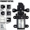 2PC 12V Water Pump 130PSI Self Priming Diaphragm High Pressure Automatic Switch