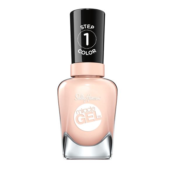 Sally Hansen Miracle Gel Nail Polish, Shade Sheer Happiness 187 (Packaging May Vary)