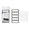 Small Mejirushi Plates for Easy Clean Up Names Labels 5 Pack (Black)