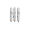 3X Aquati Under-Sink Tap Drinking Water Filter Replacement Inline Cartridges 1/4" Push Fit Connection