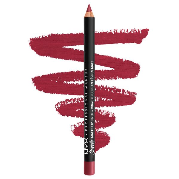 NYX Suede Matte Lip Liner Cherry Skies