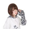 Feshfen Wig 66828A, Bob, Short, Princess Cut, Full Wig, Princess Hair, Women’s, Straight, Natural, Medical, Halloween, Small Face, Harajuku, Bangs, Daily, Heat Resistant -